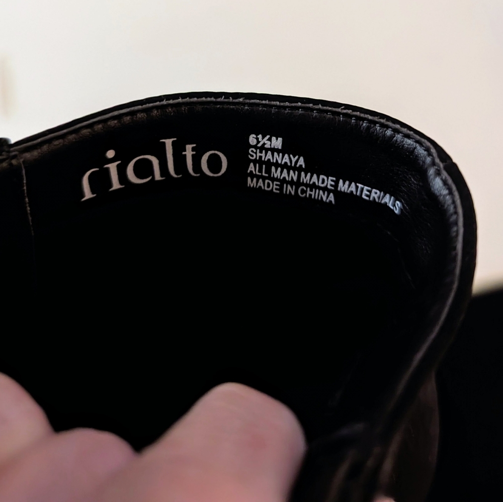 Rialto, black, ankle boots, Size 6.5 - Picture 4 of 6